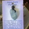 Aqua Aura Raw Double-Terminated Point Necklace