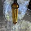 Gold Siberian Quartz Double-Terminated Pendant on Cord – Radiant Energy Amplifier