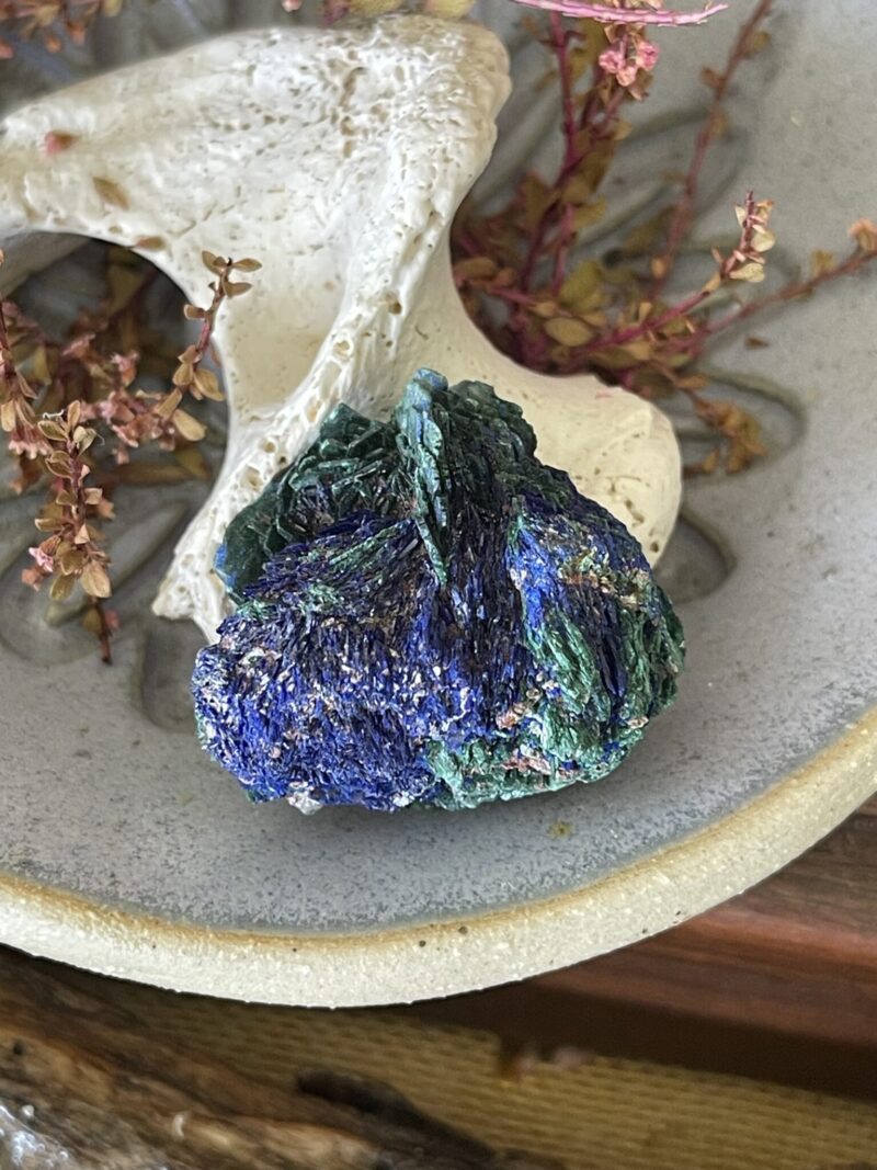 Malachite Azurite Specimen – 45g of Vibrant Energy