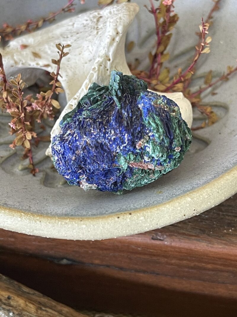 Malachite Azurite Specimen – 45g of Vibrant Energy