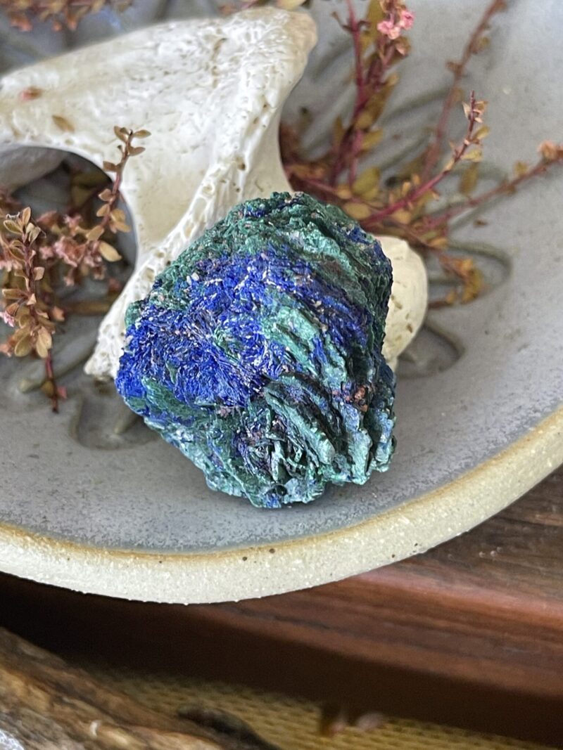 Malachite Azurite Specimen – 45g of Vibrant Energy