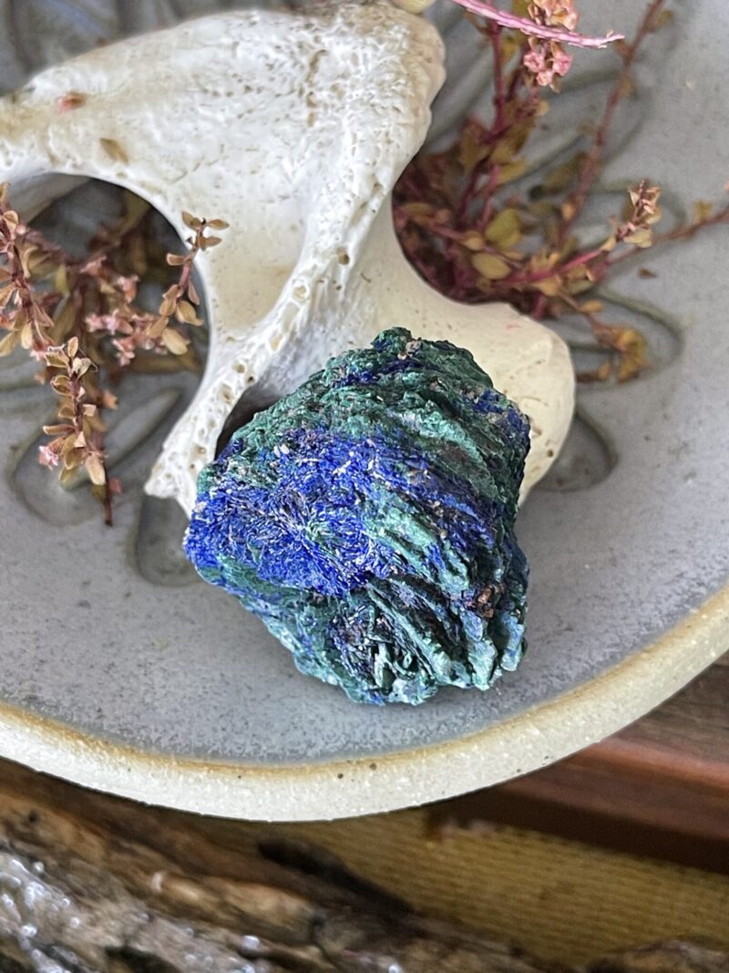 Malachite Azurite Specimen – 45g of Vibrant Energy