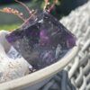 Mystical Deep Purple Octahedron – Approx. 56mm