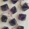 Mystical Deep Purple Octahedron – Approx. 42mm