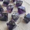 Mystical Deep Purple Octahedron – Approx. 42mm