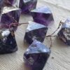 Mystical Deep Purple Octahedron – Approx. 42mm