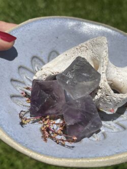 Rainbow Fluorite Octahedron – A Prism of Balance and Inspiration