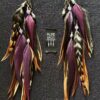 these are Butterfly Wing Feather Earrings – Graceful Elegance Inspired by Nature