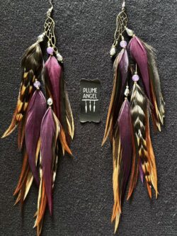 these are Butterfly Wing Feather Earrings – Graceful Elegance Inspired by Nature