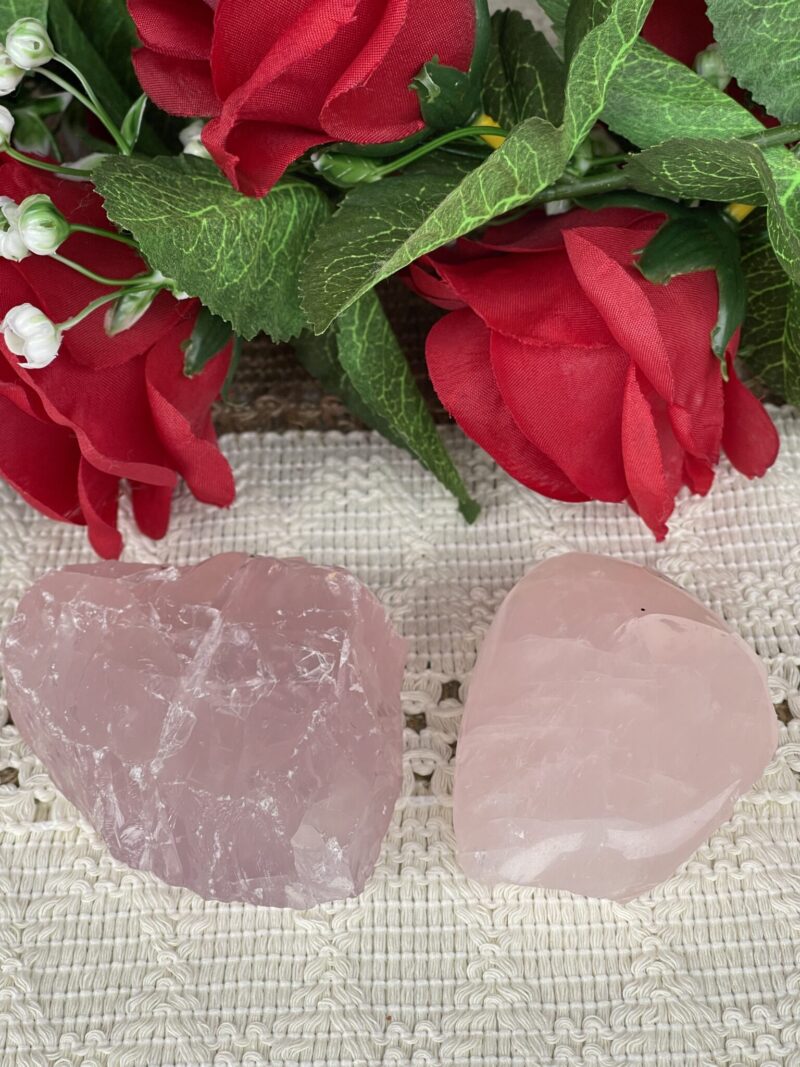 Eternal Love: Polished Top Rose Quartz Chunk