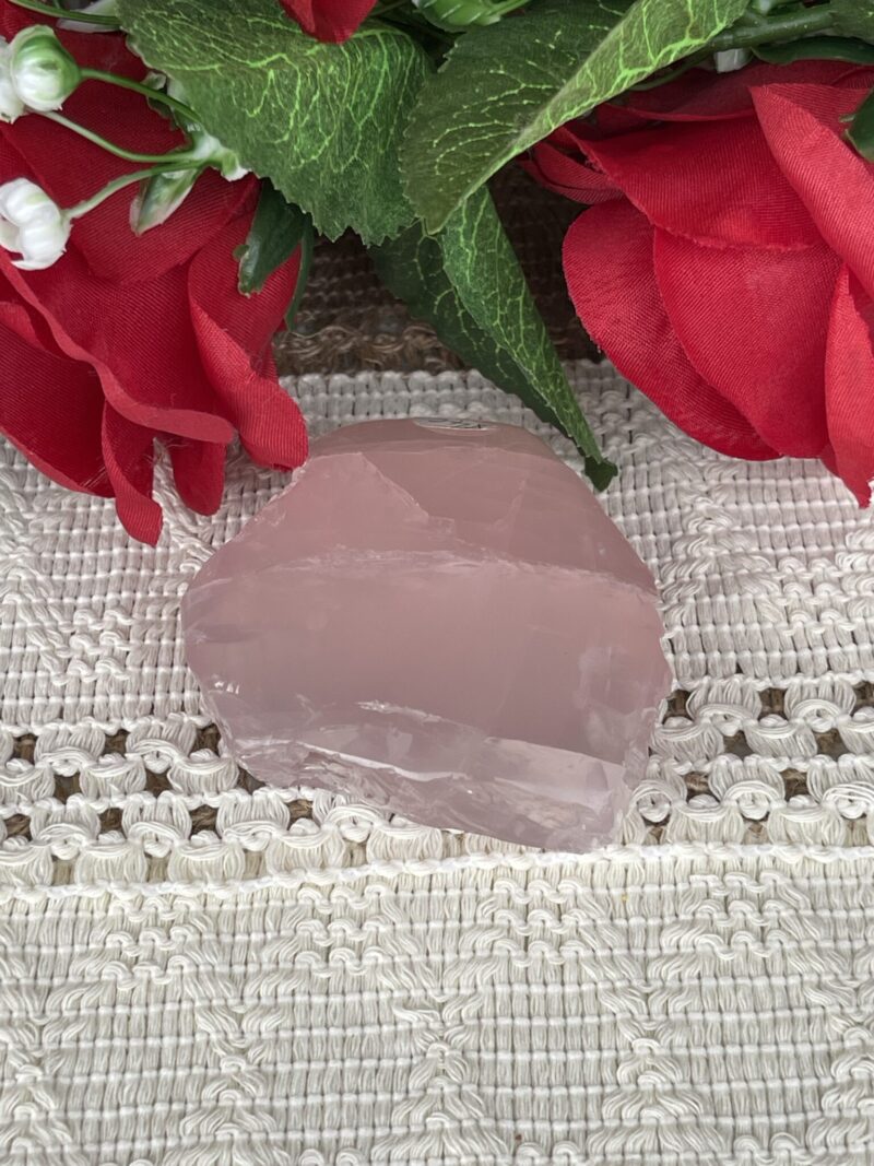 Eternal Love: Polished Top Rose Quartz Chunk