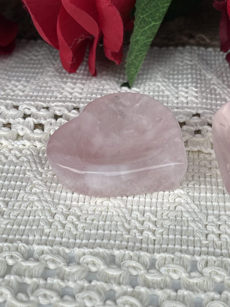 Cherish Love: Rose Quartz Heart Jewellery Plate