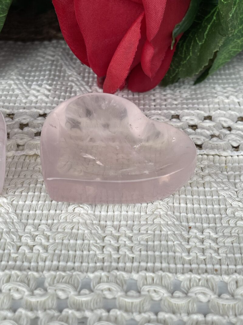 Cherish Love: Rose Quartz Heart Jewellery Plate