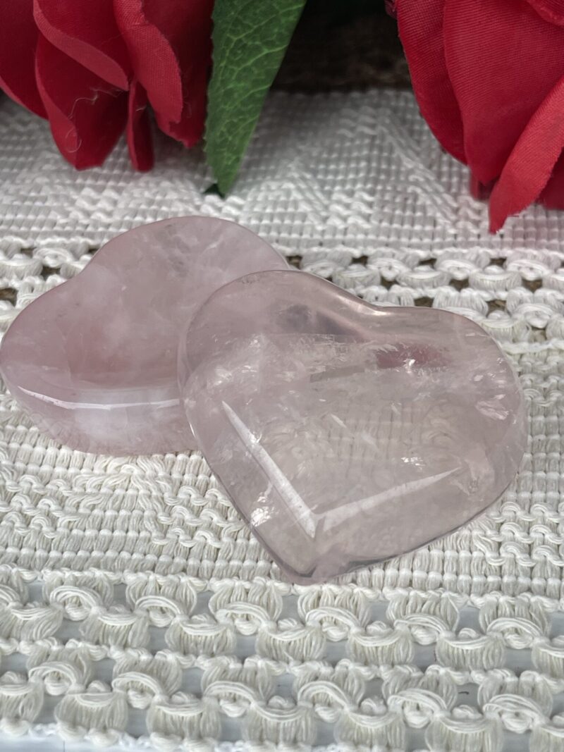 Cherish Love: Rose Quartz Heart Jewellery Plate