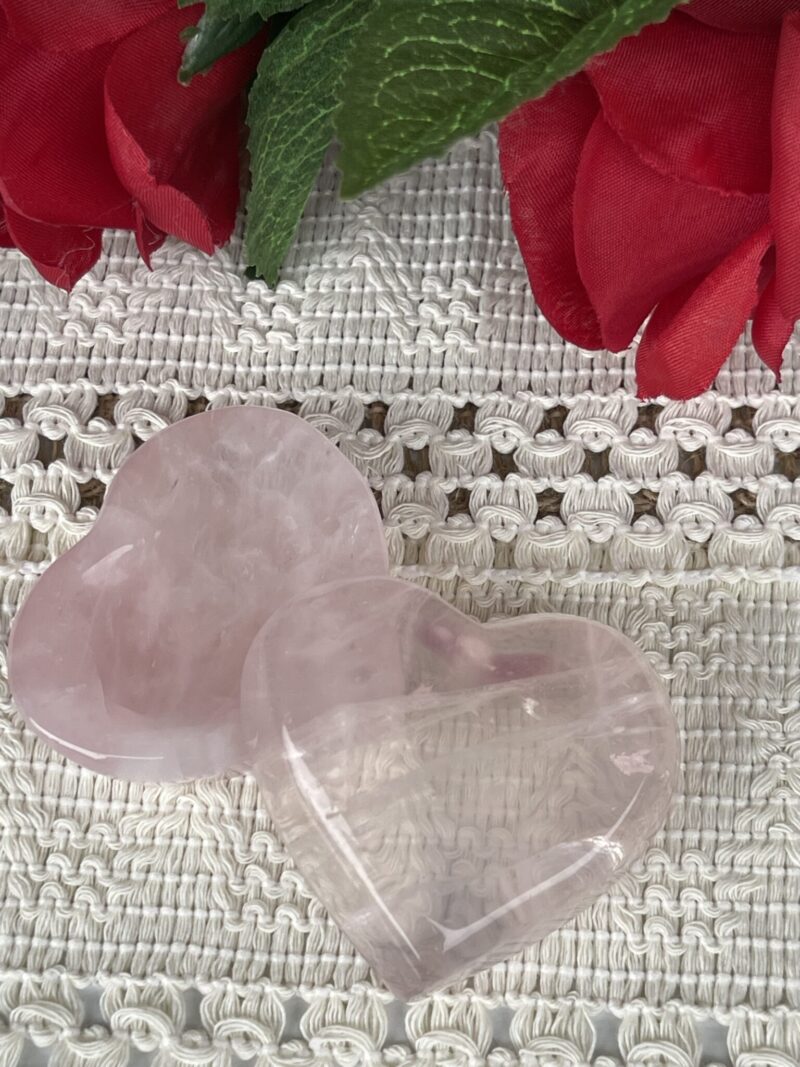 Cherish Love: Rose Quartz Heart Jewellery Plate