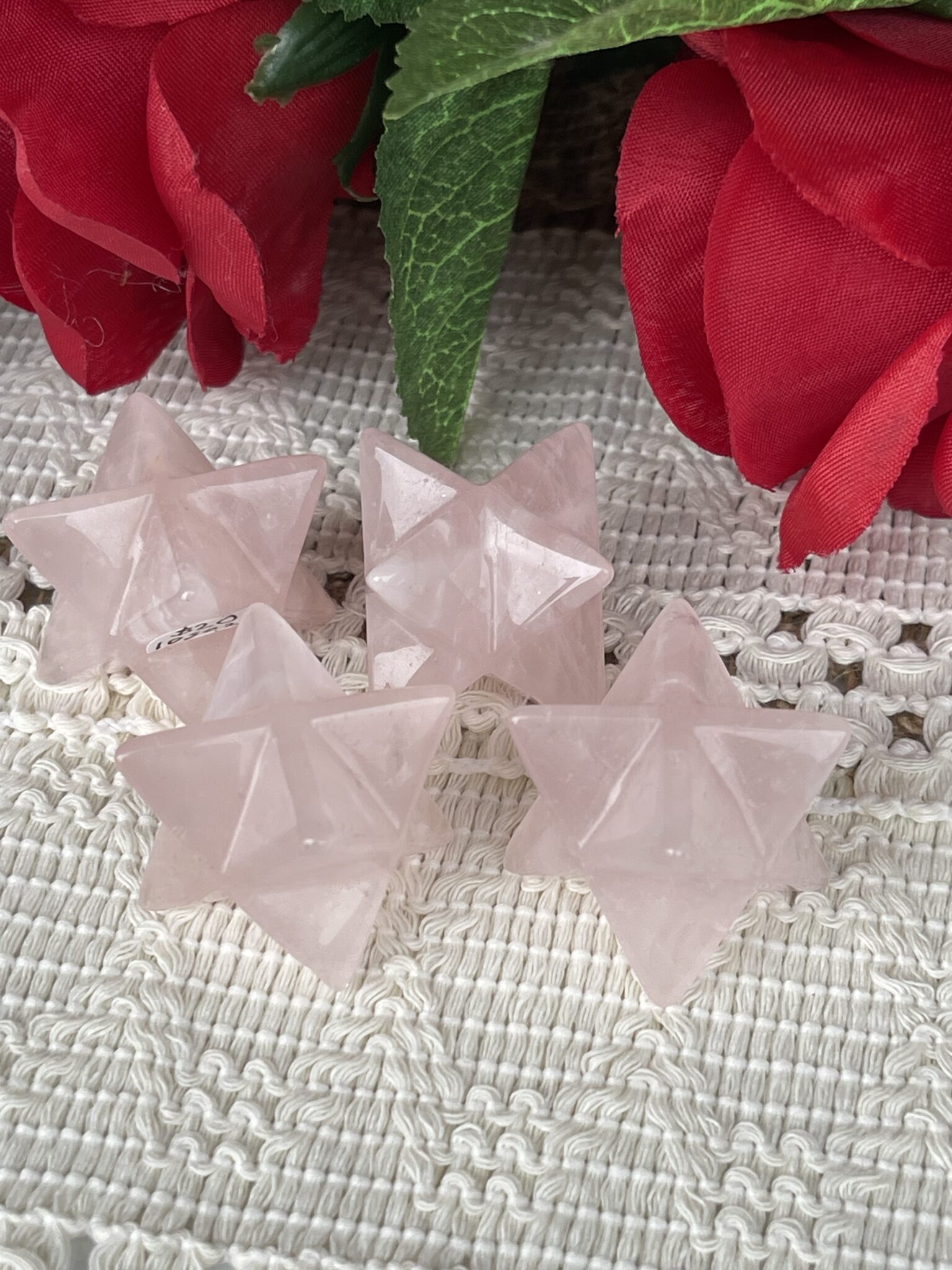 Love and Balance: Rose Quartz Merkabah (4cm)