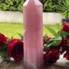 Mesmerizing Rose Quartz Tower – 28cm