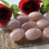 Graceful Rose Quartz Palm Treasures – Love in Your Hands