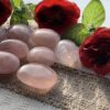 Graceful Rose Quartz Palm Treasures – Love in Your Hands