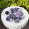 Chevron Amethyst Tumble Stones (3-Pack) – Spiritual Clarity and Inner Peace