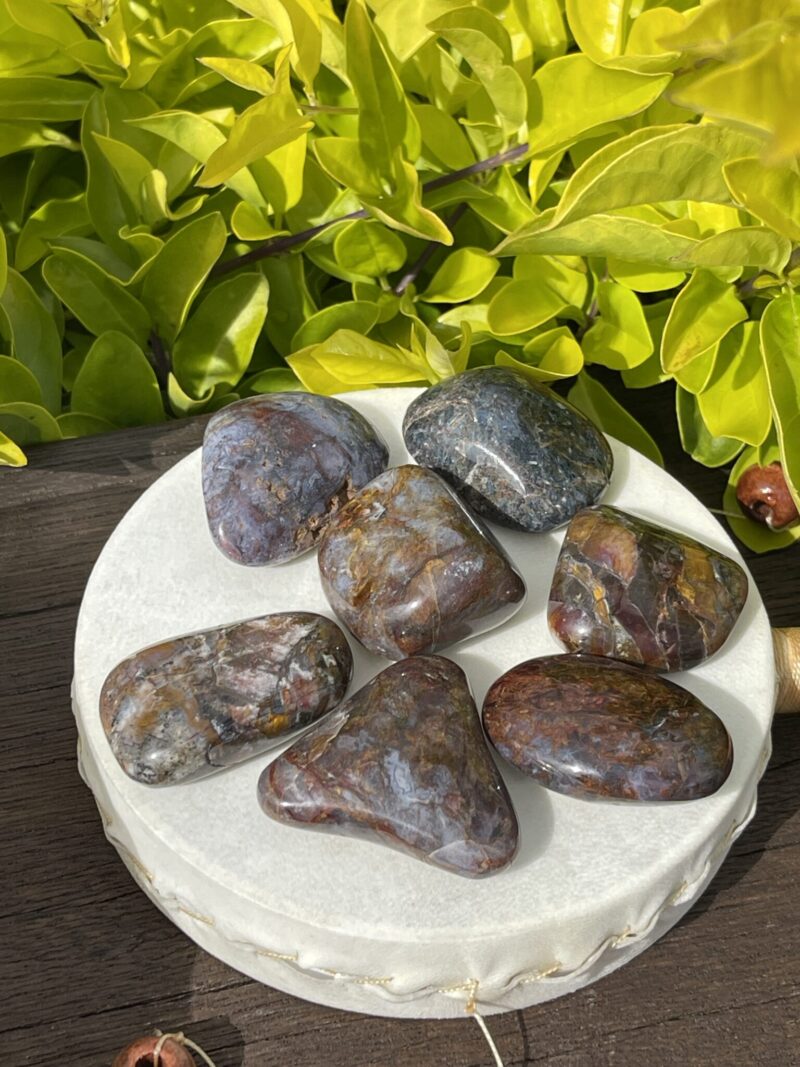 Pietersite Tumble Stone – The Tempest Stone for Transformation and Clarity