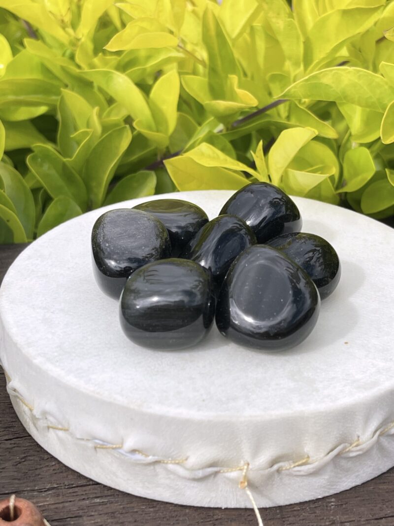 Rainbow Obsidian Tumble Stones (3-Pack) – Grounding and Heart-Centered Healing