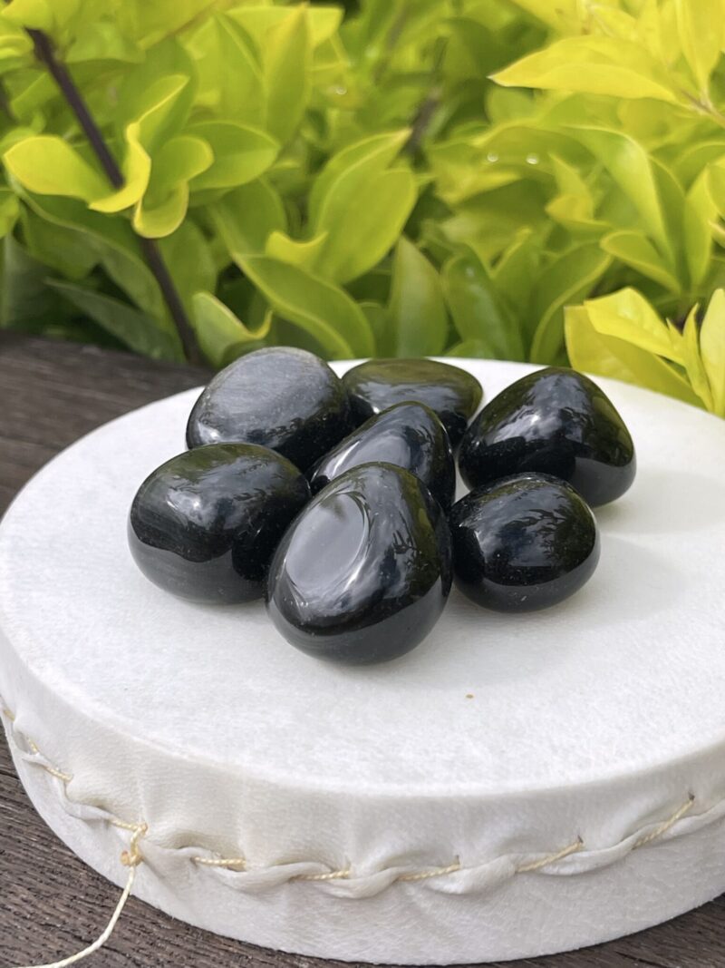 Rainbow Obsidian Tumble Stones (3-Pack) – Grounding and Heart-Centered Healing