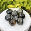 Blue Tiger Eye Tumble Stones (3-Pack) – Clarity, Confidence, and Calm