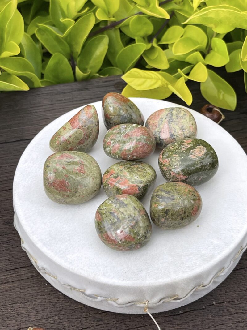 Unakite Tumble Stones (3-Pack) – Balance and Emotional Healing