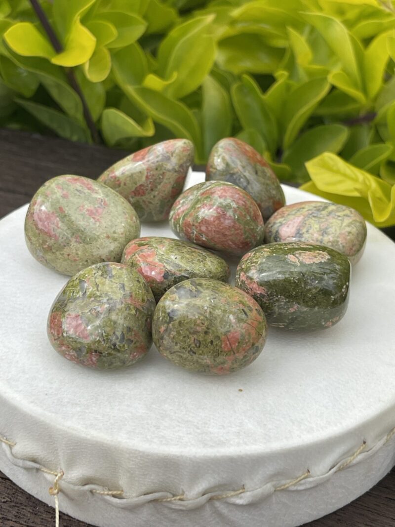 Unakite Tumble Stones (3-Pack) – Balance and Emotional Healing