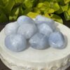 Blue Calcite Tumble Stones (2-Pack) – Serenity and Communication