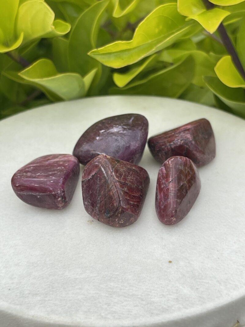 Ruby Tumble Stone – Passion, Vitality, and Inner Strength