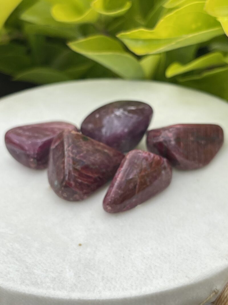 Ruby Tumble Stone – Passion, Vitality, and Inner Strength