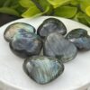 Labradorite Hearts – A Symbol of Magic, Protection, and Transformation