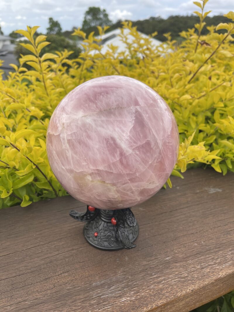 Loving Embrace Rose Quartz Sphere 5.82 kg