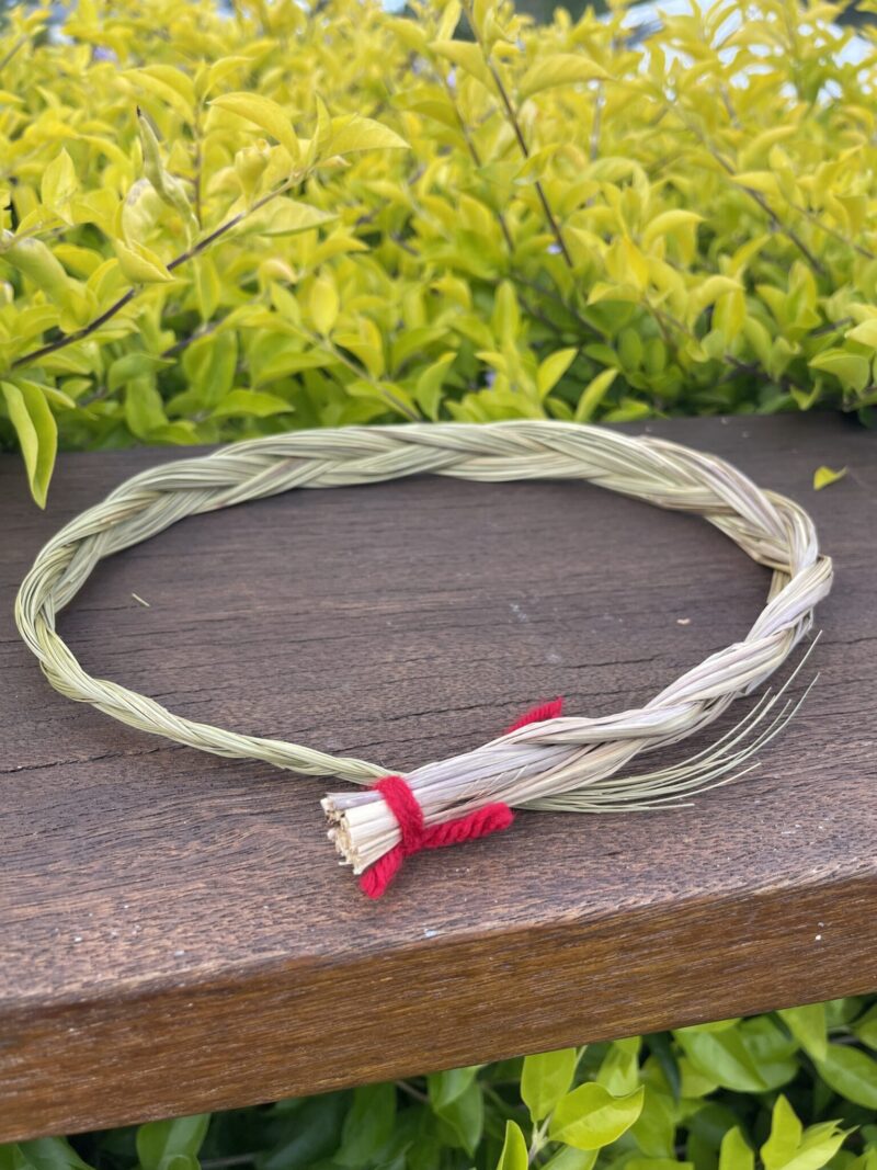 Sacred Cleansing: Plated Sweet Grass for Smudging