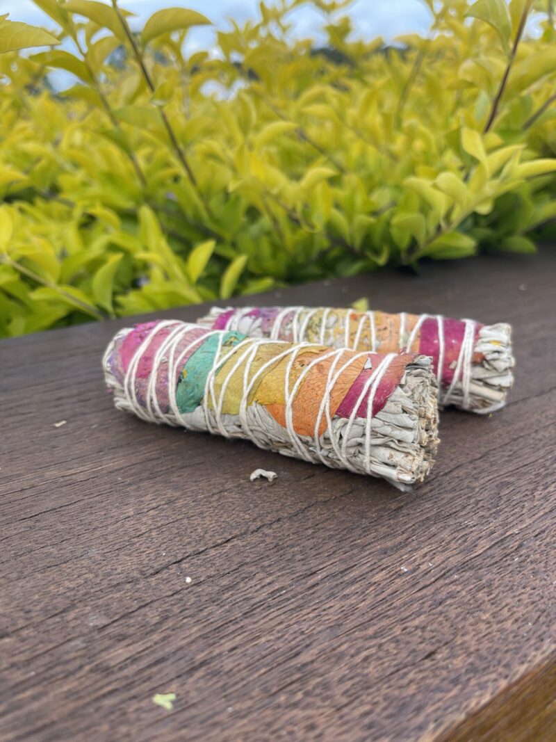 Balance and Cleanse: Chakra Smudge Stick Sage (10cm)