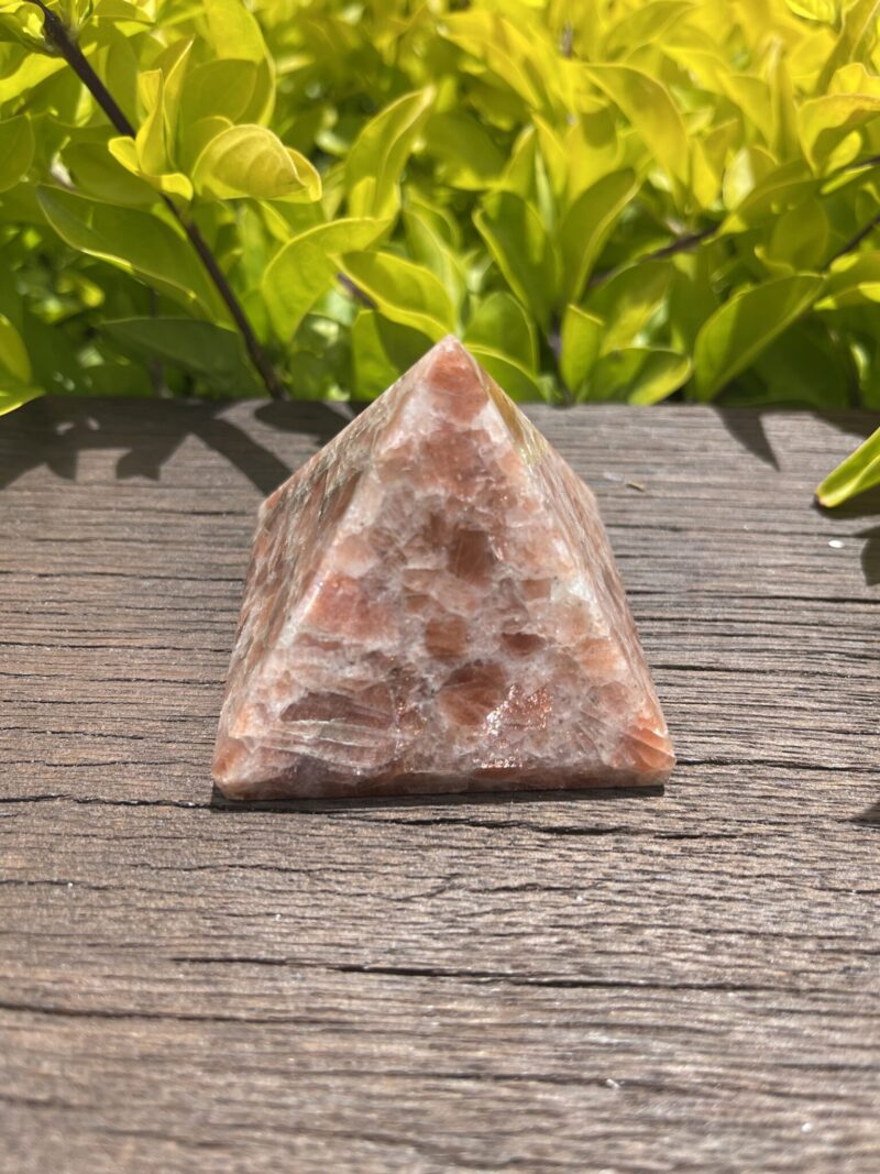 Radiate Vitality: Sunstone Pyramid of the Sun (5.5cm)