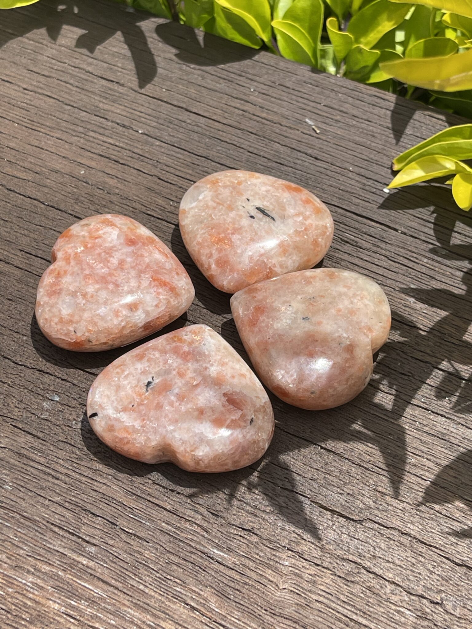 Embrace Joy and Love: Sunstone Heart (4.5cm)