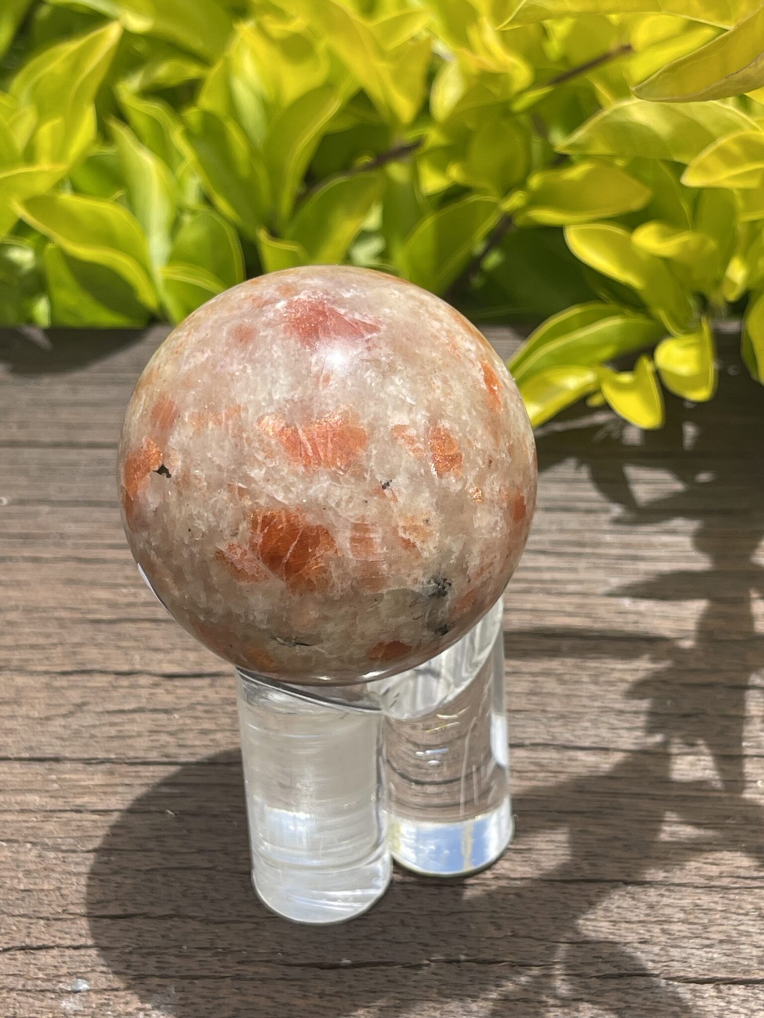 Radiate Joy and Vitality: Sunstone Sphere (17cm)