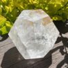 Radiate Universal Energy: Rainbow Clear Quartz Dodecahedron 817g