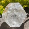 Radiate Universal Energy: Rainbow Clear Quartz Dodecahedron 817g