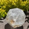 Radiate Universal Energy: Rainbow Clear Quartz Dodecahedron 817g