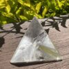 Ignite Your Power: Rainbow Clear Quartz Tetrahedron (179g)