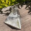 Ignite Your Power: Rainbow Clear Quartz Tetrahedron (179g)