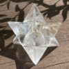 Illuminate Your Path: Rainbow Clear Quartz Merkabah (216g)