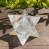 Illuminate Your Path: Rainbow Clear Quartz Merkabah (216g)