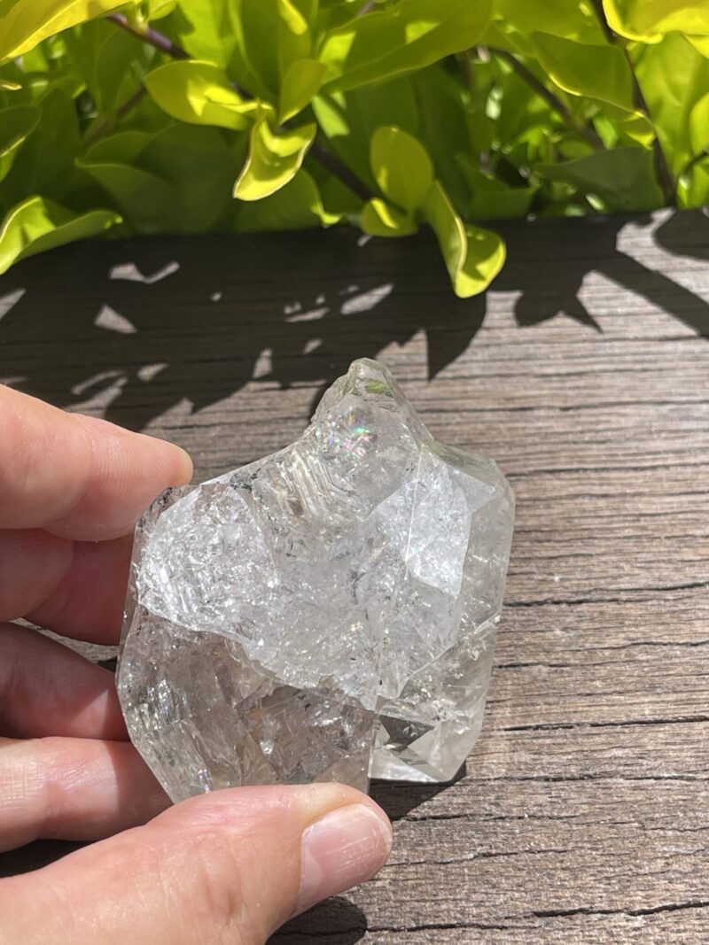 Master Herkimer Diamond with Record Keepers Rainbows (163g)