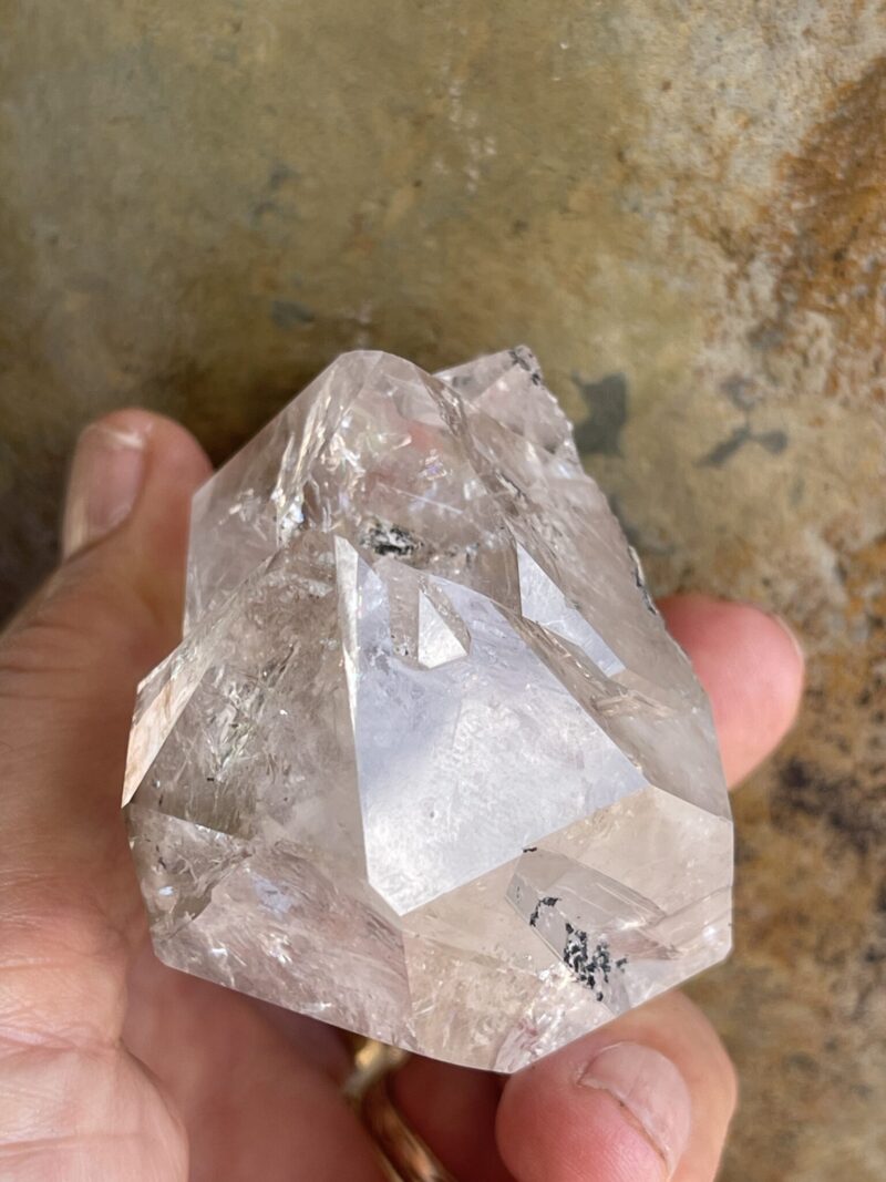 Master Herkimer Diamond with Record Keepers Rainbows (163g)