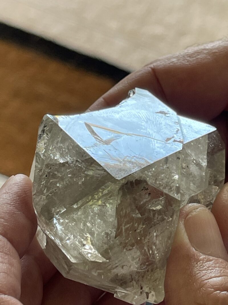 Master Herkimer Diamond with Record Keepers Rainbows (163g)